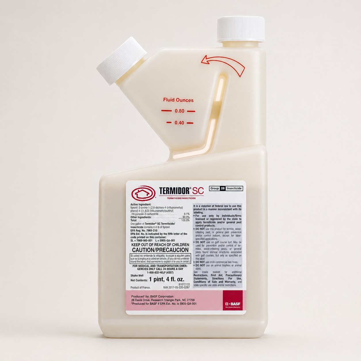 Termidor SC fipronil termiticide for soil treatment