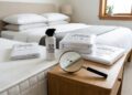 Bedroom mattress inspection for bed bugs