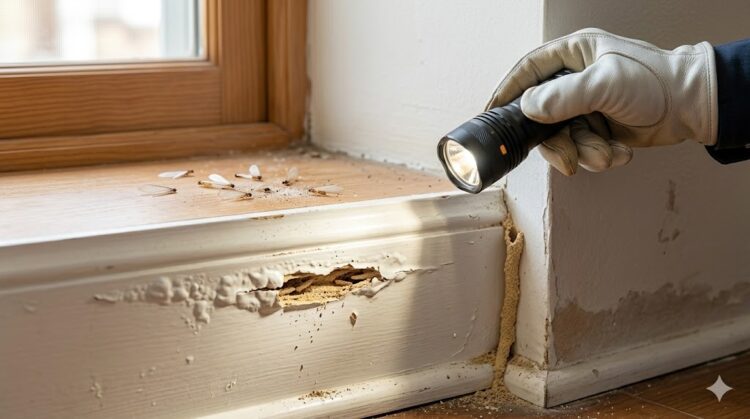 common signs of termite infestation in a home