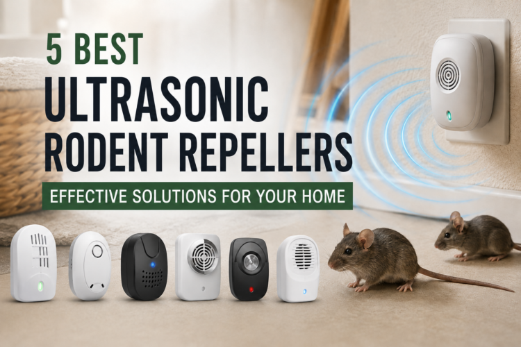Ultrasonic rodent repellers for mice and rats.
