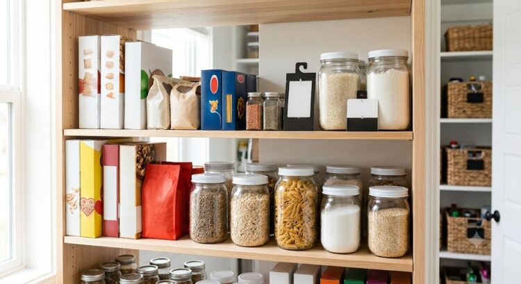 Pantry moth prevention in kitchen